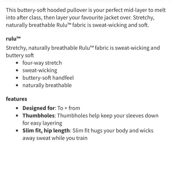 Lululemon Healthy Heart Pullover II size 12 - Picture 7 of 14